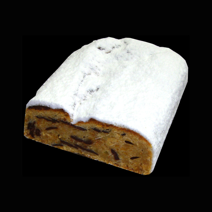 Anschnitt des Apfelsinenstollen