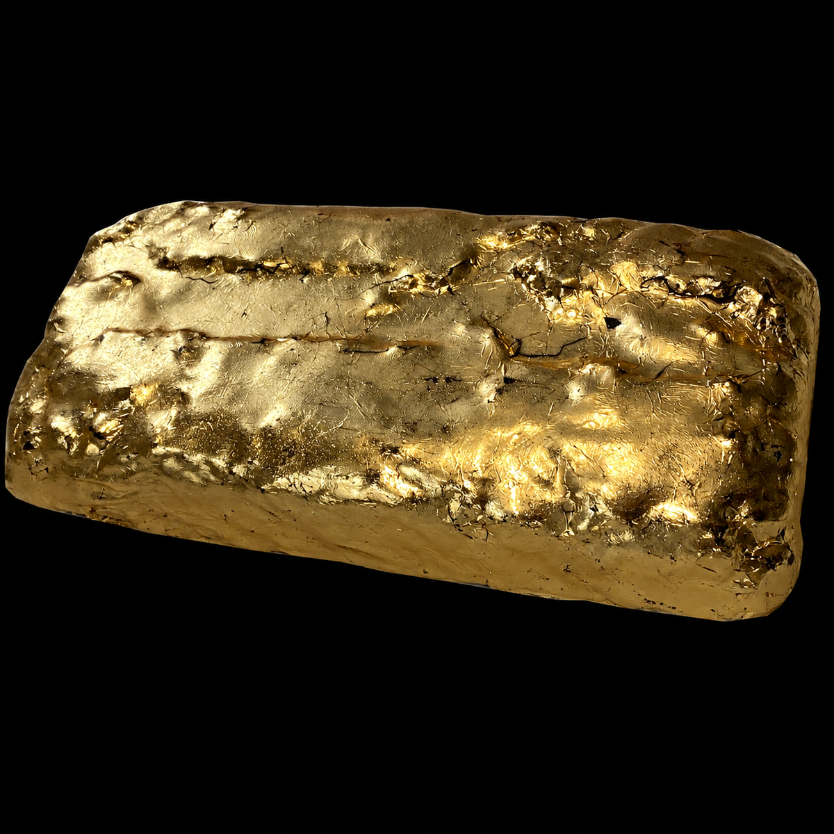Der Goldene Stollen – echt vergoldet, von Cafehaus Flemming